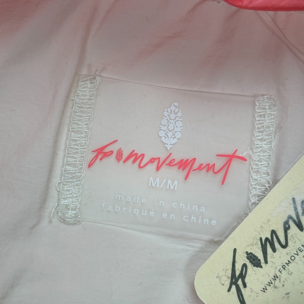 Free People Movement Just Peachy Ombre Puffer Jacket Women's Size Medium NWT - Picture 11 of 16